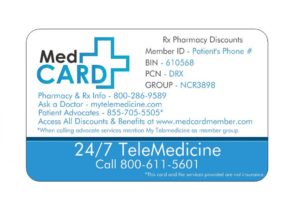 medcard member card