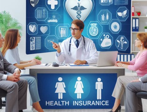 Doctor recommending health insurance
