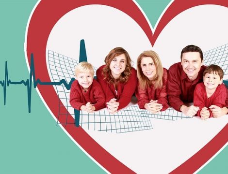 life insurance Family in Heart Shape